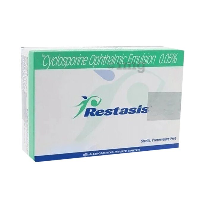 Restasis Ophthalmic Emulsion (0.4ml each): View Uses, Side ...