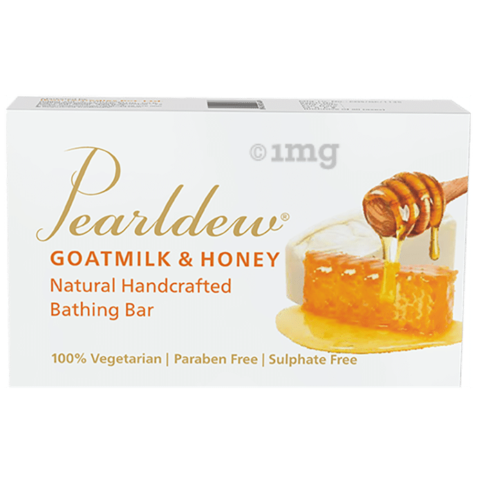 Pearldew Goatmilk & Honey Natural Handcrafted Bathing Bar