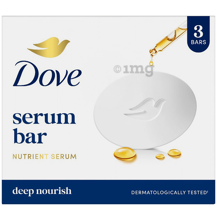 Dove Cream Beauty Bathing Bar for Nourished Skin (125gm Each)
