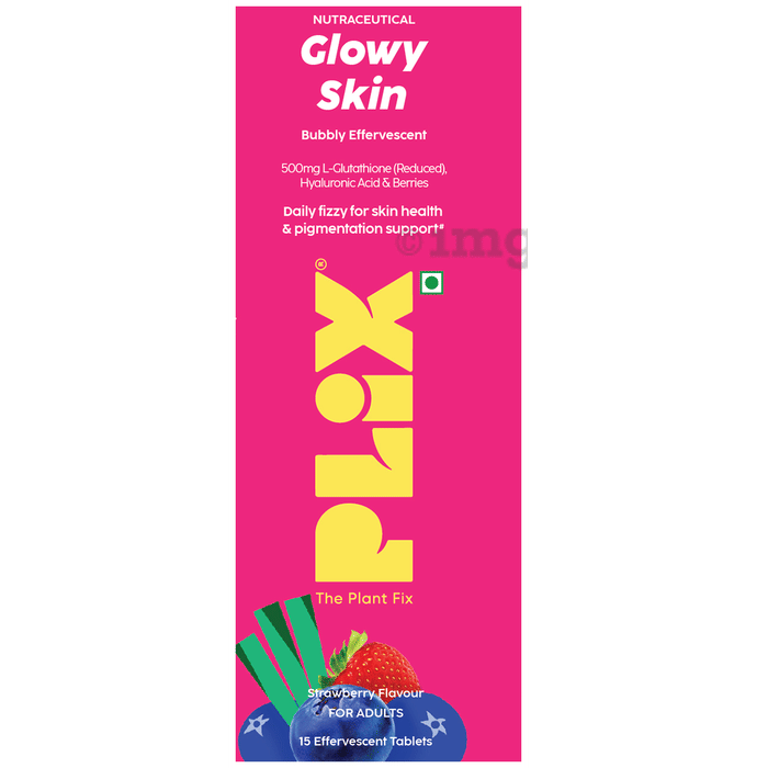 Price History of Plix Glowy Skin Bubbly Effervescent Tablet Strawberry from  1mg 2237_248351