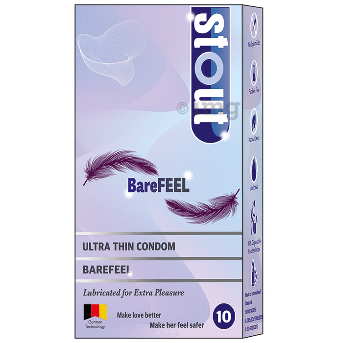 Stout Barefeel Ultra Thin Condom (10 Each)