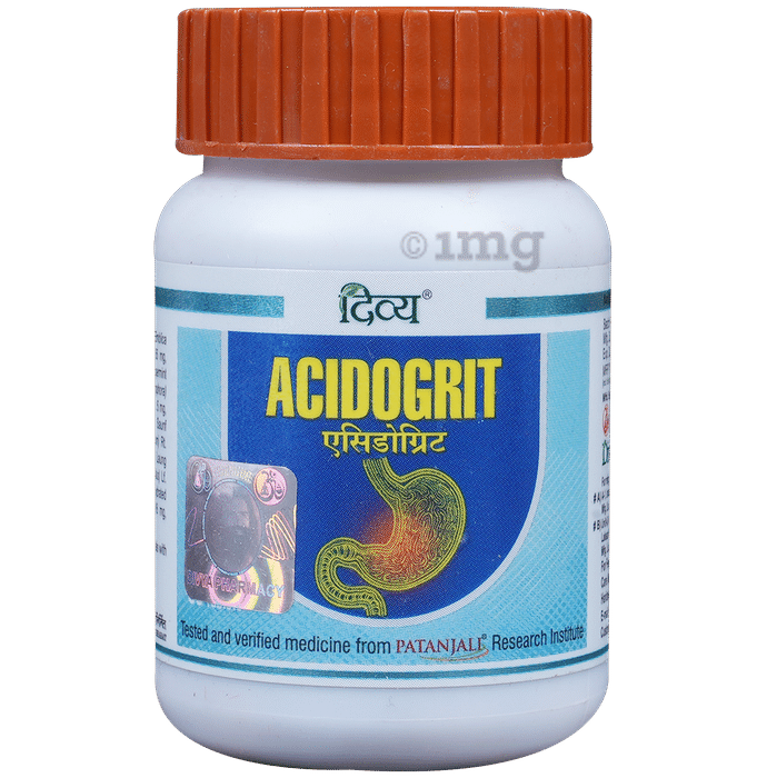 Patanjali Divya Acidogrit Tablet for Digestive Care