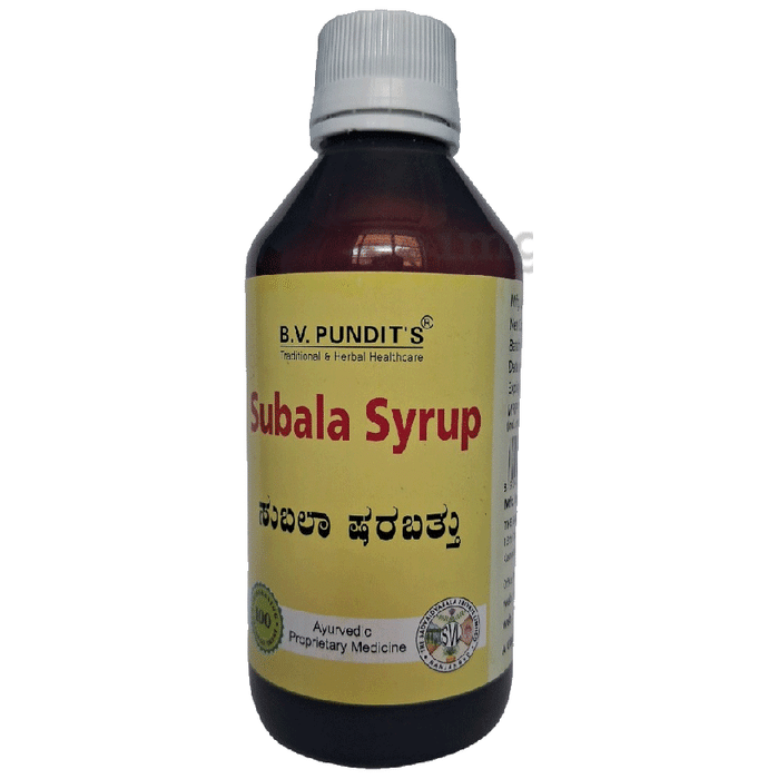 B. V. Pundit's Subala Syrup
