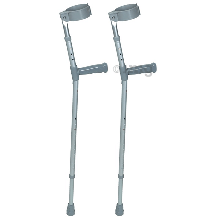 Sunbeam Double Adjustable Elbow Crutch with Standard Handle