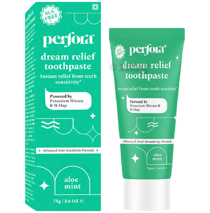 Perfora Dream Sensitive Toothpaste - Instant Relief for Sensitivity Aloe Mint