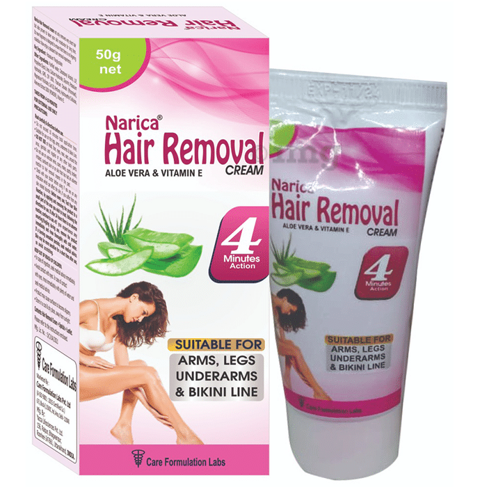 Narica Hair Removal Cream (50gm Each) Aloe Vera & Vitamin E