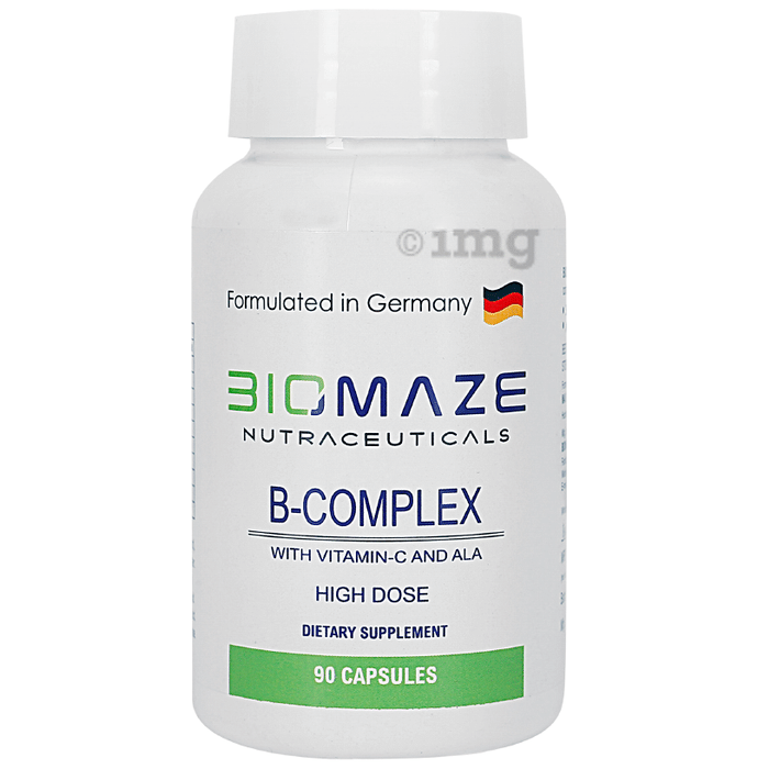 Biomaze Nutraceuticals B-Complex with Vitamin C and ALA Capsule