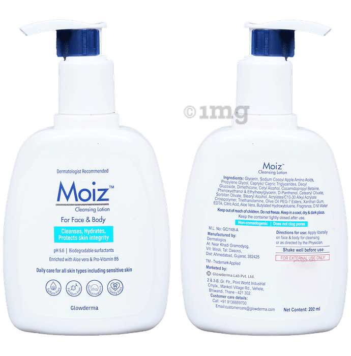 Moiz Cleansing Face & Body Lotion | Paraben & Sulphate Free