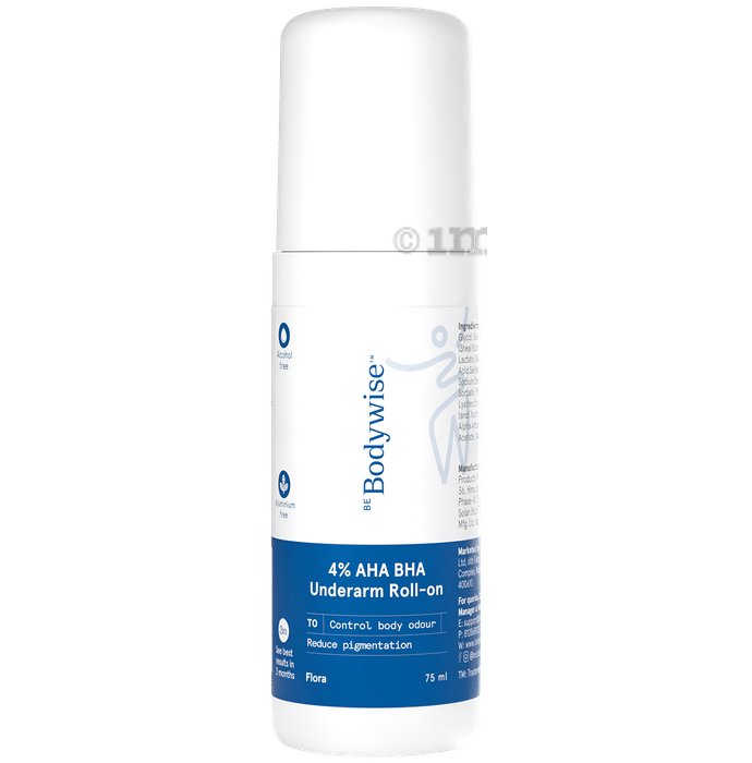 Be Bodywise 4% AHA BHA Underarm Roll-On Flora