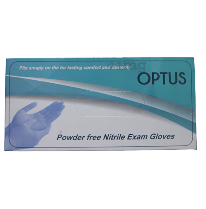 Optus Powder Free Nitrile Exam Glove Large