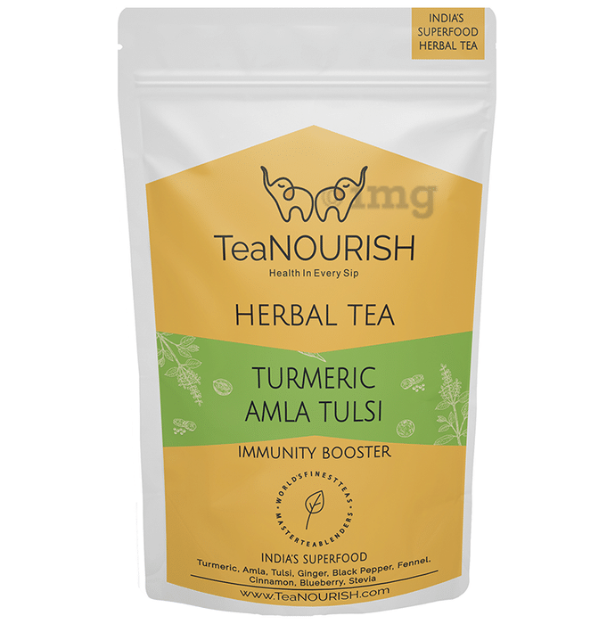 TeaNourish Herbal Tea Turmeric Amla Tulsi
