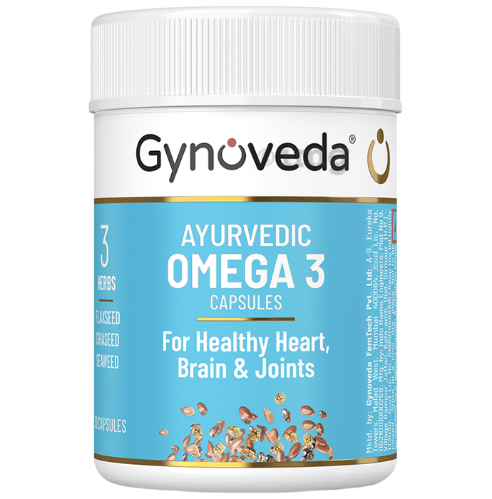 Gynoveda Ayurvedic Omega 3 Capsule (30 Each)