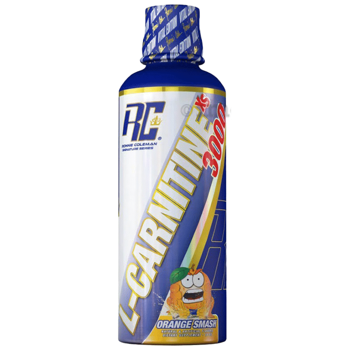Ronnie Coleman L-Carnitine XS 3000 for Lean Muscle Support Orange Smash