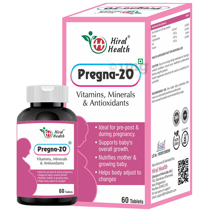 Hiral Health Pregna 20 Tablet