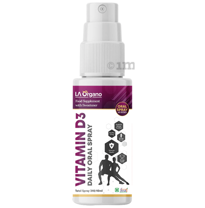 LA Organo Vitamin D3 Daily Oral Spray