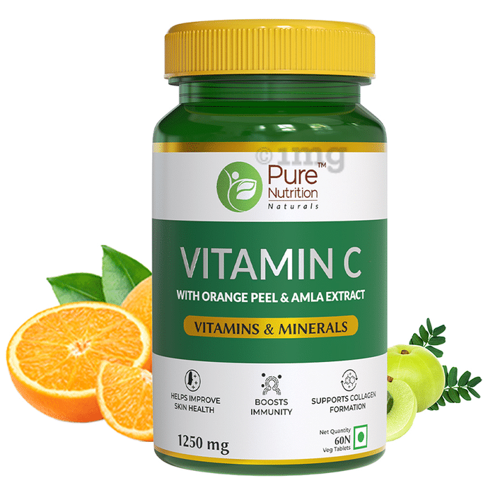 Pure Nutrition Vitamin C 1250mg Veg Tablet