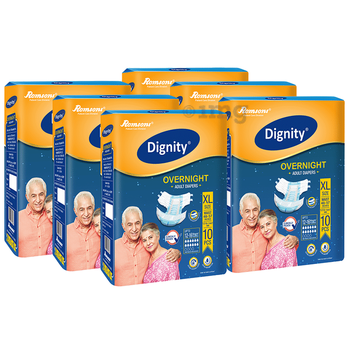 Dignity Overnight Adult Diaper (10 Each) XL