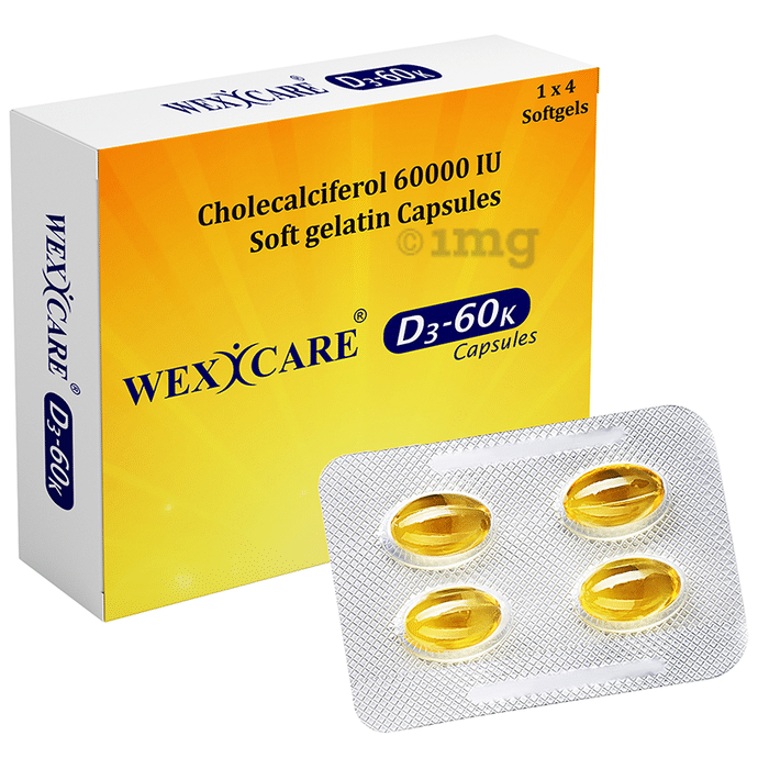 Wexcare D3 60K Capsules