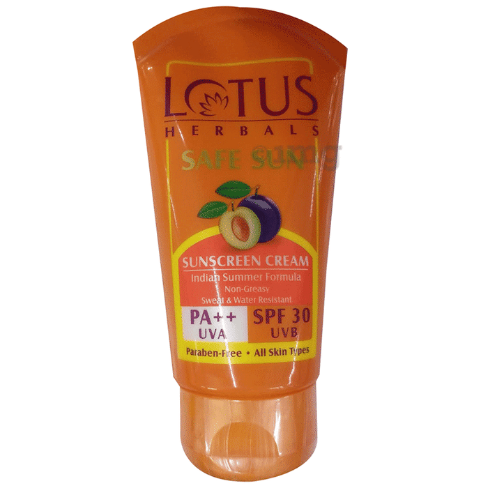 Lotus Herbals Safe Sun Sunscreen Cream SPF 30 PA++