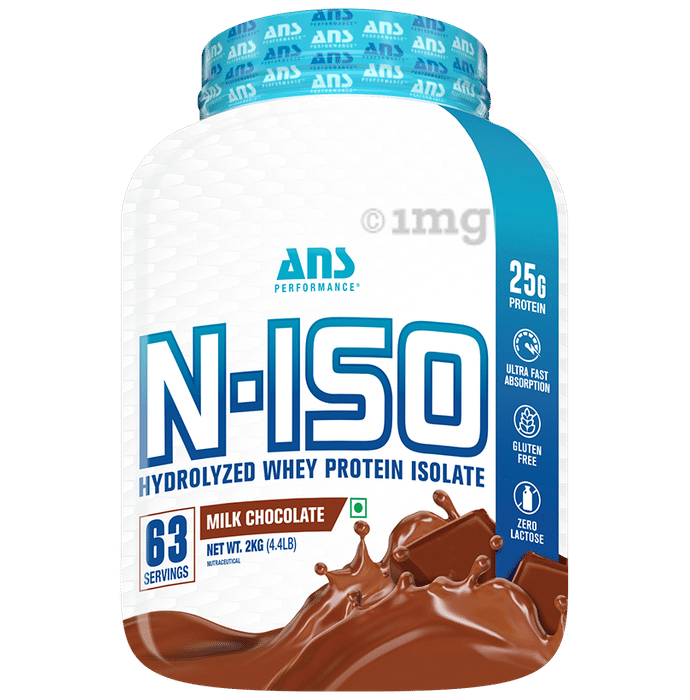 ANS Performance N-Iso Hydrolyzed Whey Protein Isolate Powder Milk Chocolate