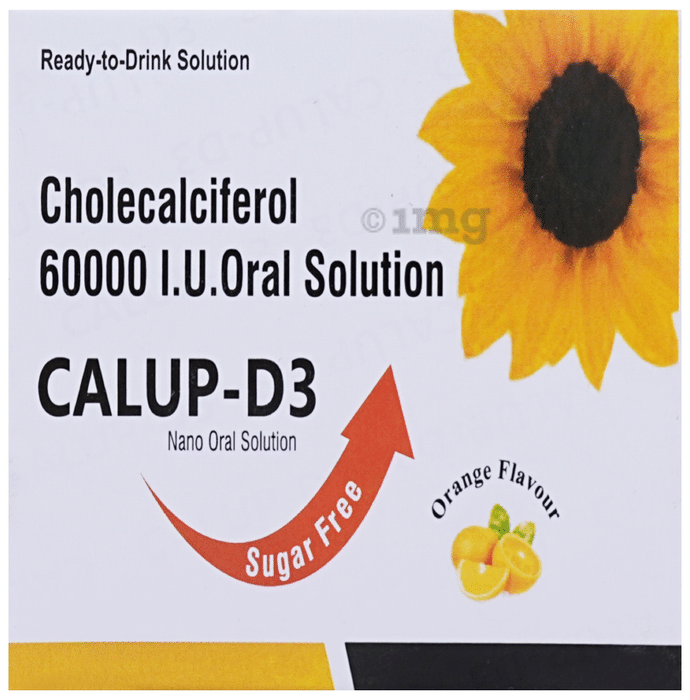 Calup-D3 Nano Oral Solution Sugar Free Orange