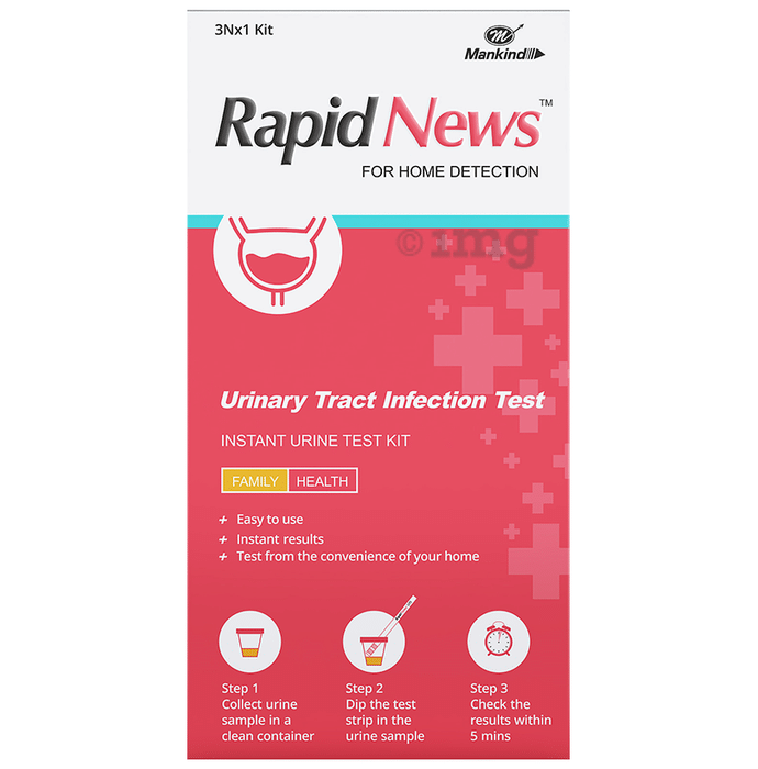 Rapid News Urinary Tract Infection Test Kit