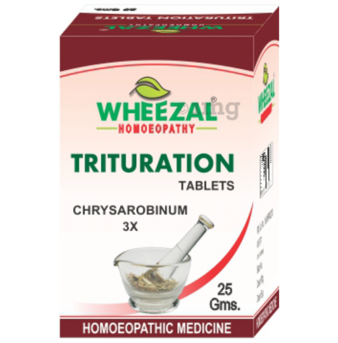 Wheezal Chrysarobinum Trituration Tablet 3X
