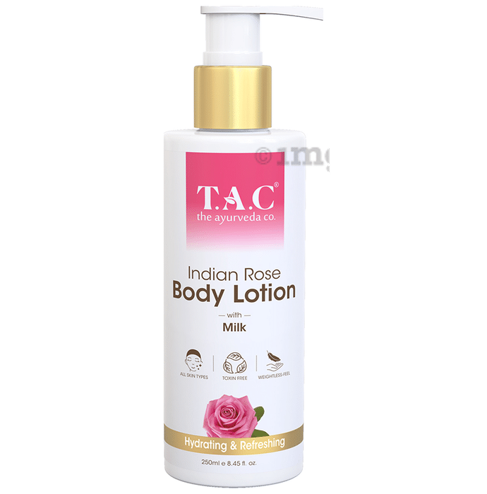 TAC The Ayurveda Co. Indian Rose Body Lotion with Milk