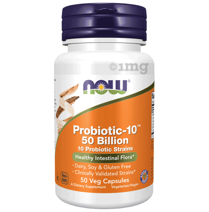 Now Foods Probiotic-10, 50 Billion Veg Capsule