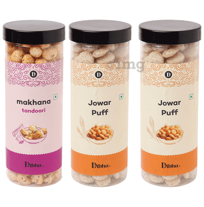 Dibha Tandoori Makhana & Jowar Puff (100gm Each)