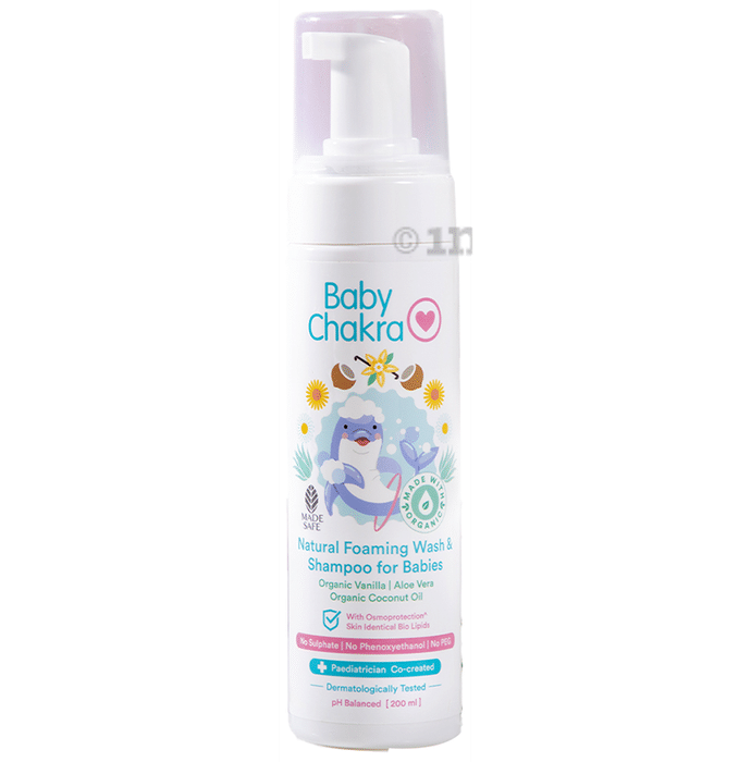 Baby Chakra Natural Foaming Wash & Shampoo for Babies