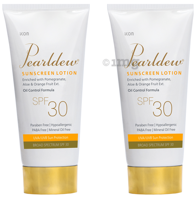 Pearldew Sunscreen Lotion SPF 30 (50ml Each)