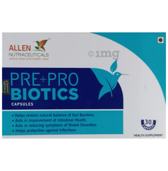 Allen Nutraceutical Pre+Pro Biotics Capsule