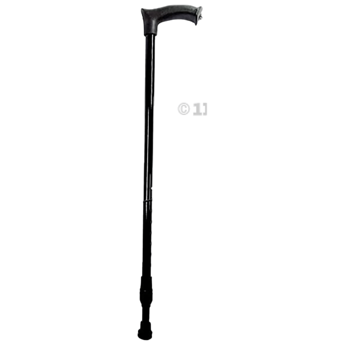 Bos Medicare Surgical Single Walking Stick with Height Adjustable