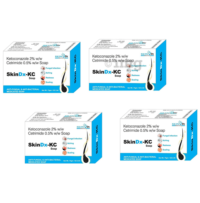 SkinDx-KC Soap (75gm Each)