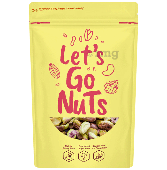 Let's Go Nuts Unsalted Pista (200gm Each)