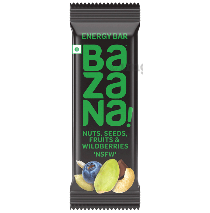 Bazana Energy Bar Nuts, Seeds, Fruits & Wildberries