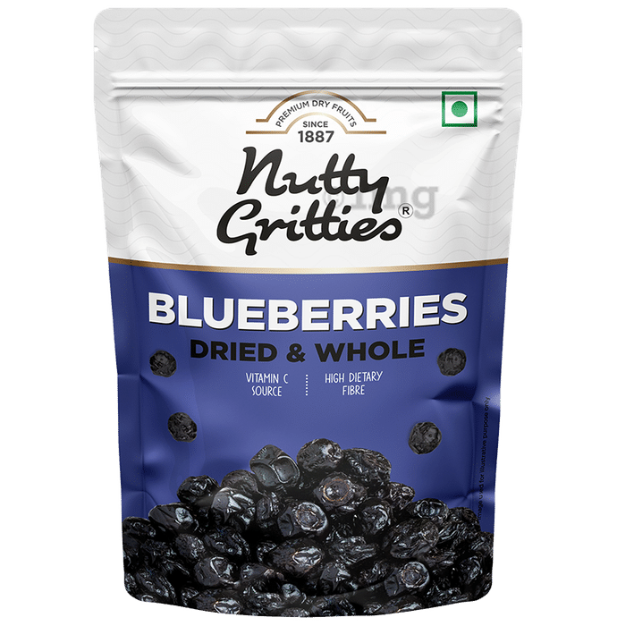 Nutty Gritties Blueberries Dried & Whole Healthy Snack