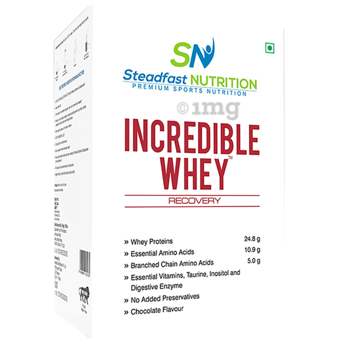 Steadfast Nutrition Incredible Whey Recovery Sachet (35gm Each) Chocolate