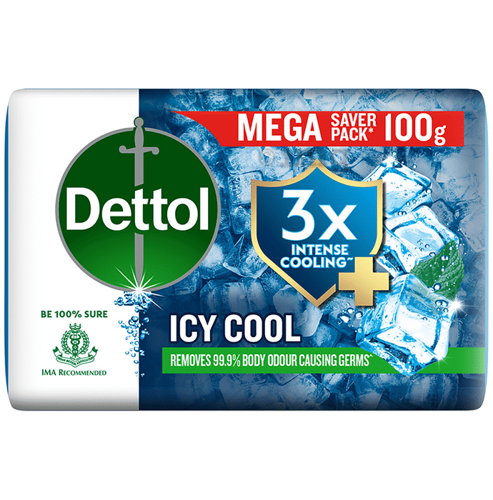 Dettol Icy Cool With 3x Menthol Soap