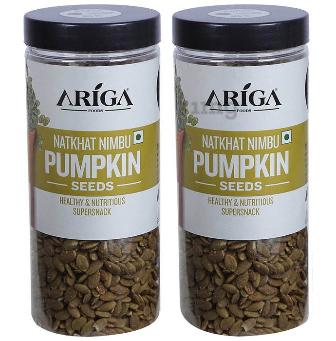 Ariga Foods Natkhat Nimbu Pumpkin Seeds (500gm Each)