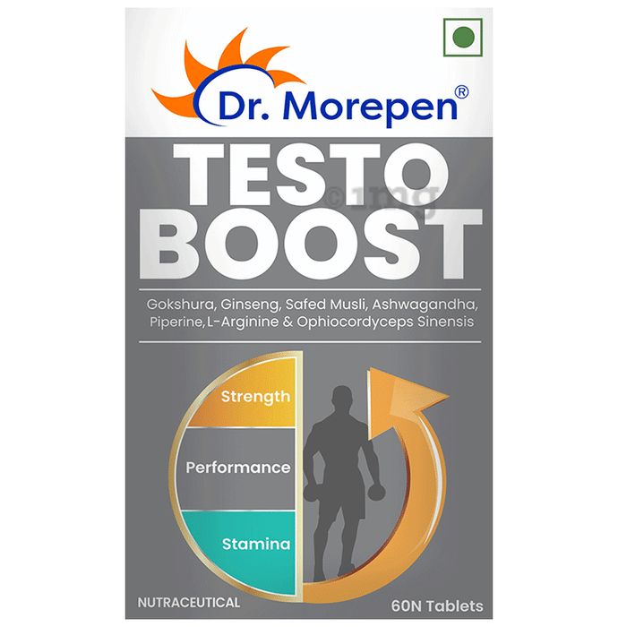 Dr. Morepen Testo Boost Tablet | For Strength, Performance & Stamina