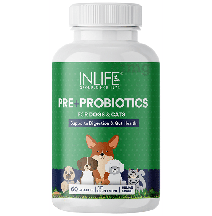Inlife Pre and Probiotics for Pet Supplement Capsule