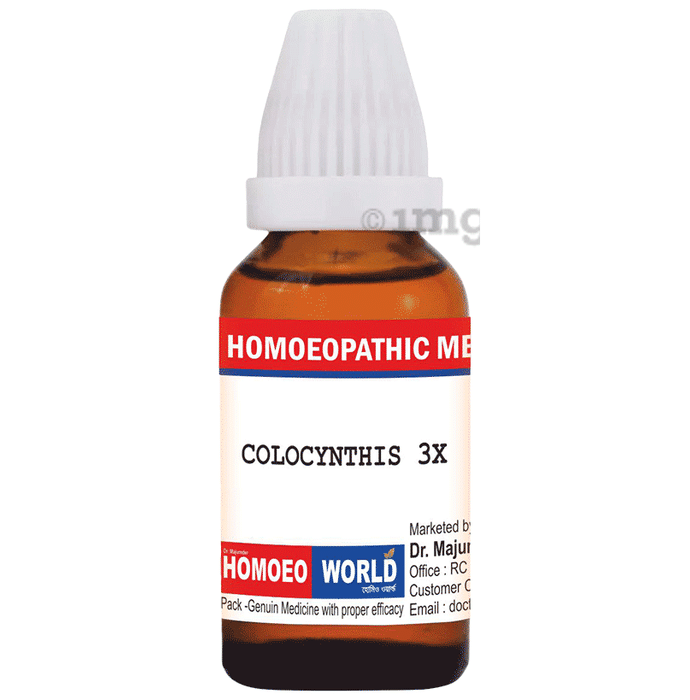 Dr. Majumder Homeo World  Colocynthis Dilution (30ml Each) 3X