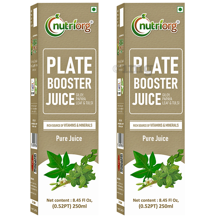 Nutriorg Plate Booster Juice (250ml Each)