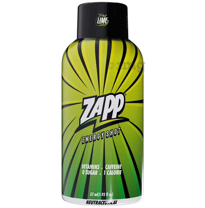 Zapp Energy Shot (57ml Each) Lime No Added Sugar