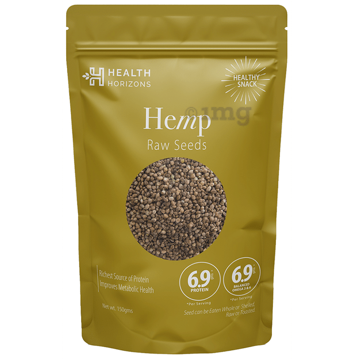 Health Horizons Hemp Raw Seeds | Rich in Protein for Metabolic Health