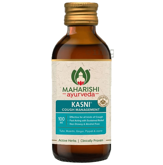 Maharishi Ayurveda Kasni Syrup for Cough Management |  Non-Drowsy & Alcohol-Free