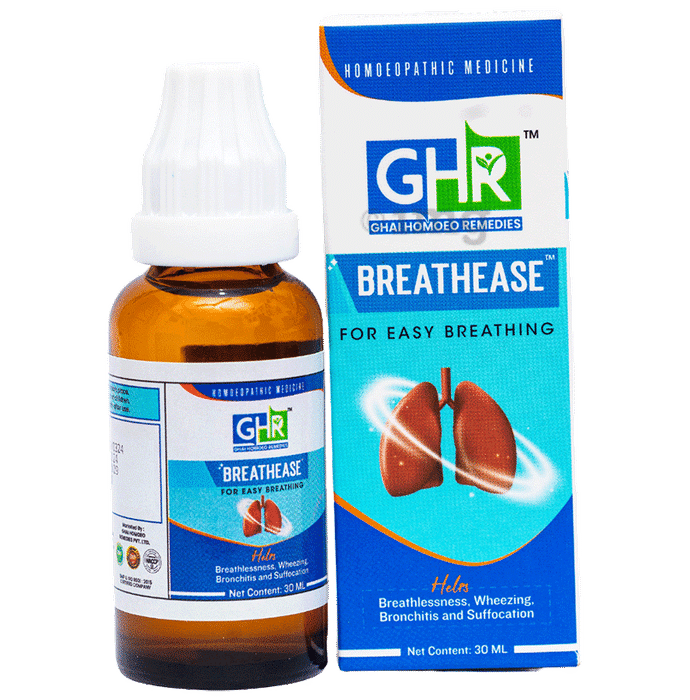 Ghai Homoeo Remedies Breathease Drops
