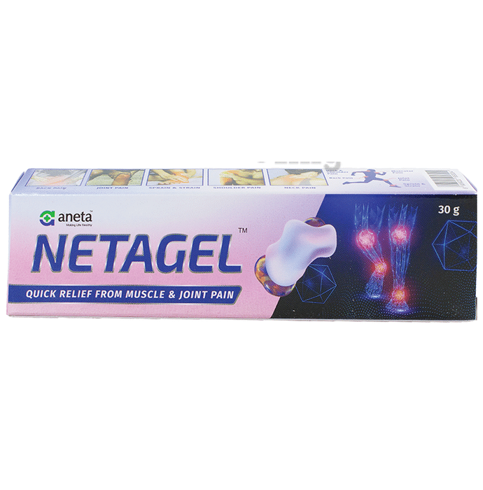 Netagel Quick Relief from Muscle & Joint pain Gel (30gm Each)